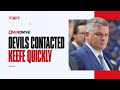 Keefe: Devils reached out “within a few hours” of Maple Leafs firing | OverDrive Hour 1 | 05-28-24