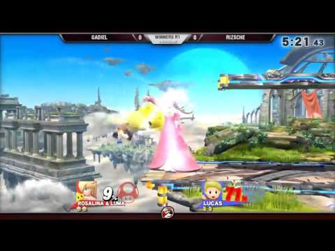 Smash 4 Versus Weekly 11/12/15 - Winners R1 - Gadiel (RosaLuma) vs Rizsche (Ness/Lucas)