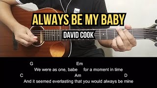 Always Be My Baby - David Cook | Guitar Tutorial