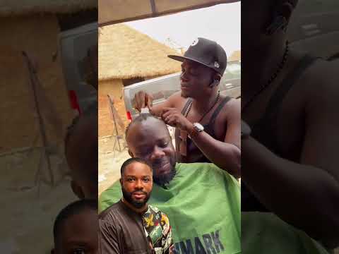 Actor Ibrahim Yekini on movie set