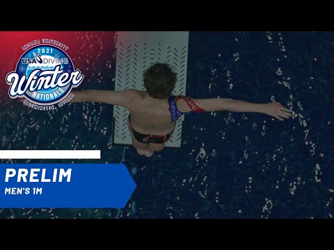 Men's 1m Preliminary- USA Diving Winter Nationals 2021