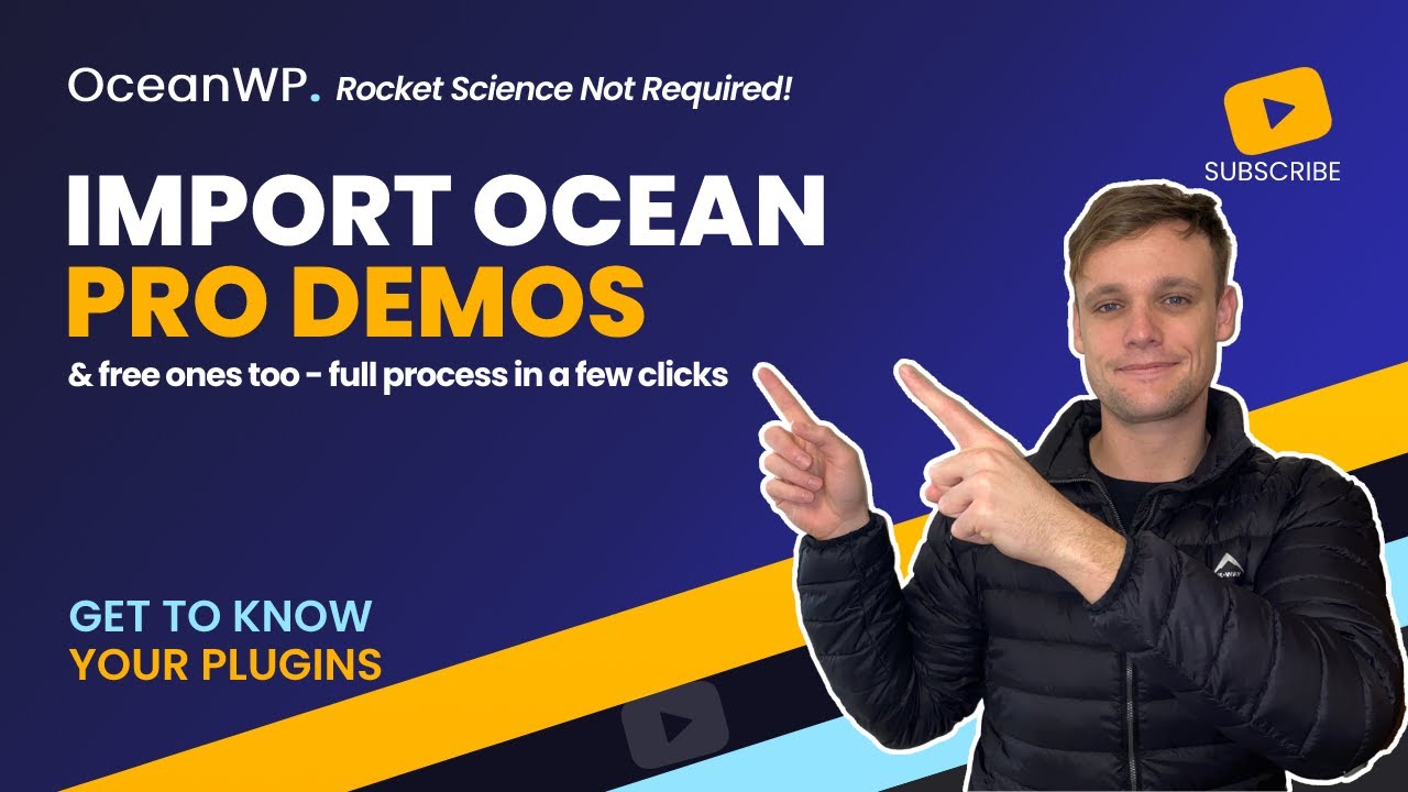 💥 How to Import Ocean Pro Demos - Amazing WordPress Templates for Your Website