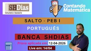 Prova PEB I - SALTO 2026 | Português - Banca SHDIAS – Gabarito e Resolução