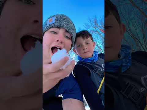 I ate snow for 10 likes ezzz