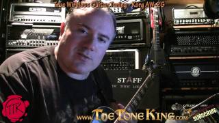 Video thumbnail for Wireless Guitar Tuning - Korg AW-2G by The Tone King