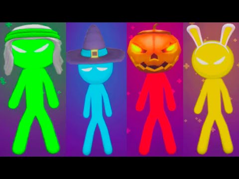 THE STICKMAN MINI GAMES TOURNAMENT Gameplay Walkthrough STICKMAN PARTY Android,IOS