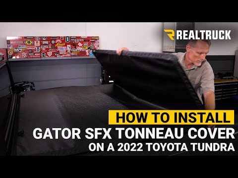 How to Install Gator SFX Tri-Fold Tonneau Cover on a 2022 Toyota Tundra