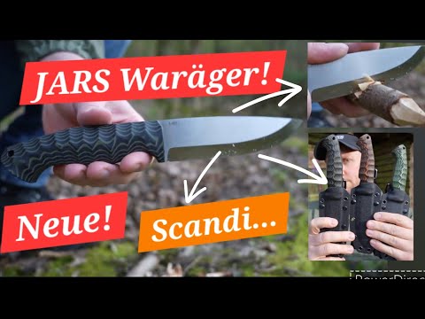 Neue!! JARS Waräger mit Scandi-Schliff ist da! Bushcraft Outdoor Jagd Messer