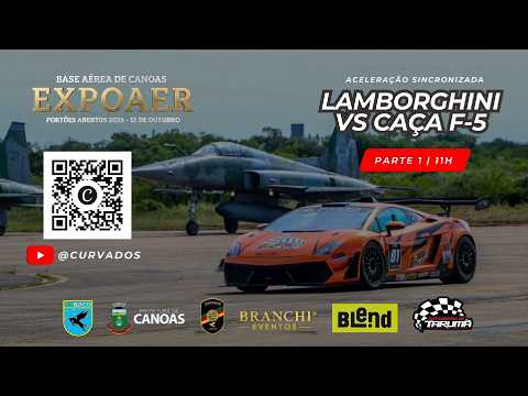 Caça F-5 X Lamborghini 2026 - Desafio 1 - Expoaer 12.10.2026 11 HS