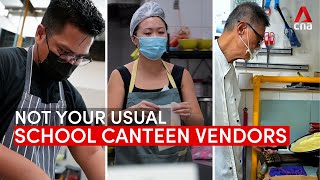 Not your usual school canteen vendors