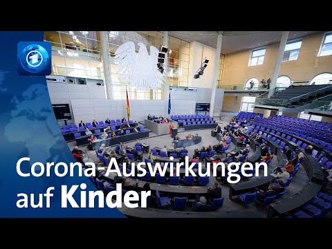 Debatte im Bundestag: Folgen der Corona-Pandemie für Kinder und Jugendliche