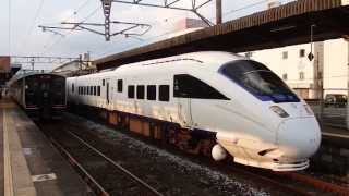 preview picture of video '885系特急かもめ 諫早駅発着 Limited Express KAMOME'