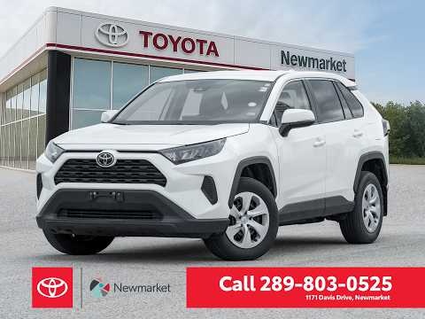 2024 Toyota RAV4 LE AWD in White for sale at Newmarket Toyota in Newmarket, ON