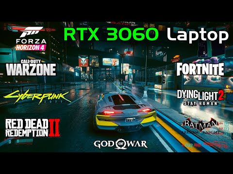 RTX 3060 + i7 11800H 8 Games tested in 1080p