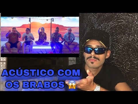 { REAGINDO } - Acústico Luazul  - Belle Kaffer, Pelé Milflows, Mc Marks, Mc Pedrinho  (Clipe react)