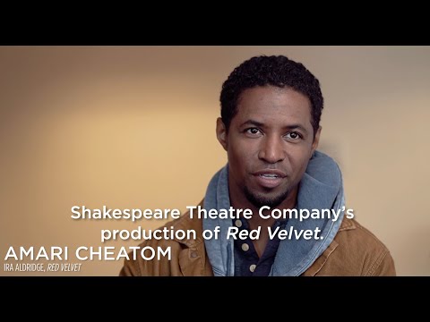 Meet Amari Cheatom, playing Ira Aldridge in RED VELVET