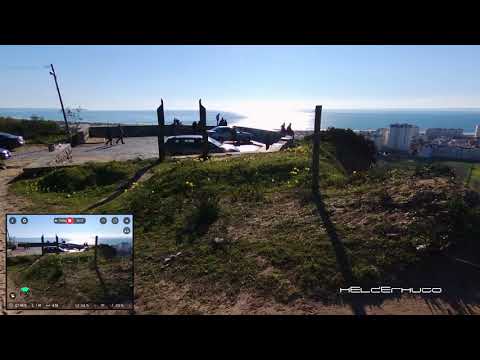 Aborted flight of Drone Parrot Bebop 2 due to warped propellers
