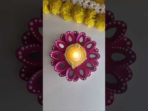 CREATE a Lotus-Inspired Diya Decoration from a WOODEN SPOON!