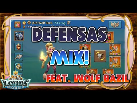 🔴 500M vs Wolf Basil en vivo! Conocimiento de oro para defensas mix! - Lords Mobile ES