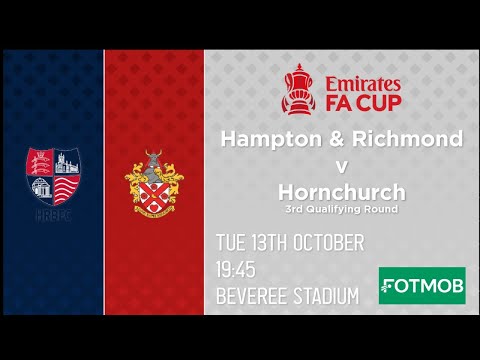 Hampton & Richmond v Hornchurch FA Cup 3rd Qual