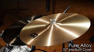 Video thumbnail for Meinl Cymbals PA22MC Pure Alloy 22" Medium Crash Cymbal by MEINL Cymbals - Official Product Videos