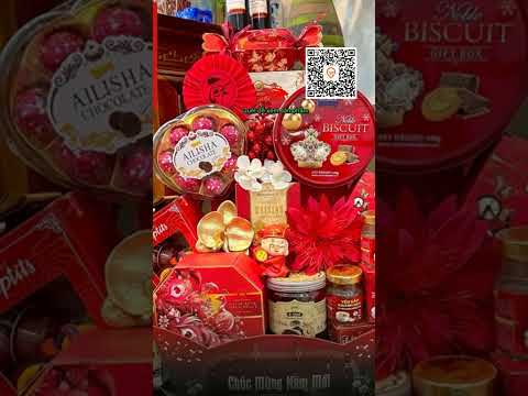 Giỏ Quà Tết 2.026 Sang Trọng 550k - Set 12 Món Đầy Đủ 3 Màu Lịch Sự