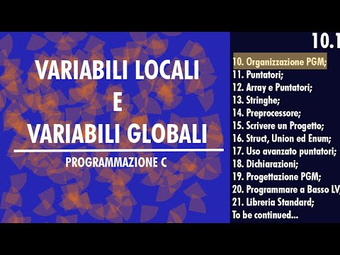 43.Variabili Locali e Globali