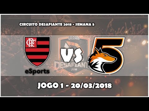 Desafiante 2018 - Flamengo eSports vs 5Fox (Highlights) | JOGO 1