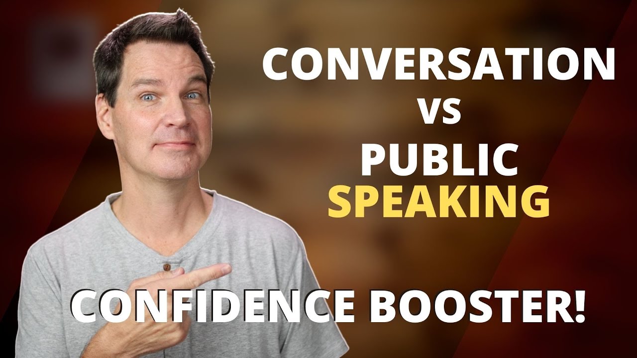 What are the main differences between public speaking and conversation?