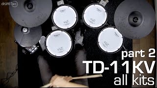 Video thumbnail for drum-tec presents: Playing all kits of the Roland TD-11KV electronic drum kit (PART 2/2) by drumtecTV