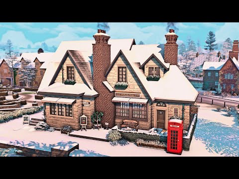 Little British Bakery & Pottery Studio | The Sims 4 Speed Build