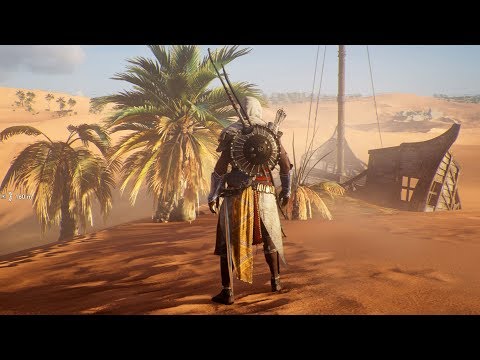 Assassin's Creed: Origins - Sea of Sand - Papyrus Mystery Location (PC HD) [1080p60FPS]