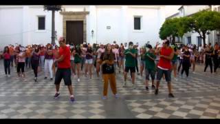 preview picture of video 'The Fox — Flashmob 2014 IES Los Remedios, Ubrique, Cádiz'