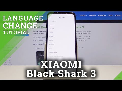How to Change Language in XIAOMI Black Shark 3 – Find Language List