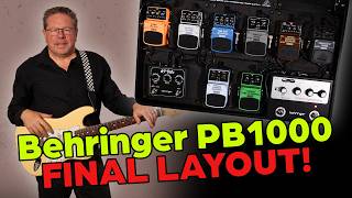 Behringer PB1000 build | Final lay out completed