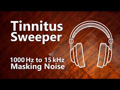 Tinnitus Sweeper 1000 Hz bis 15 kHz Geräuschmaskierung für ruhige Linderung und Entspannung