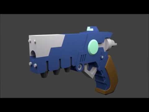Blender timelapse - future gun