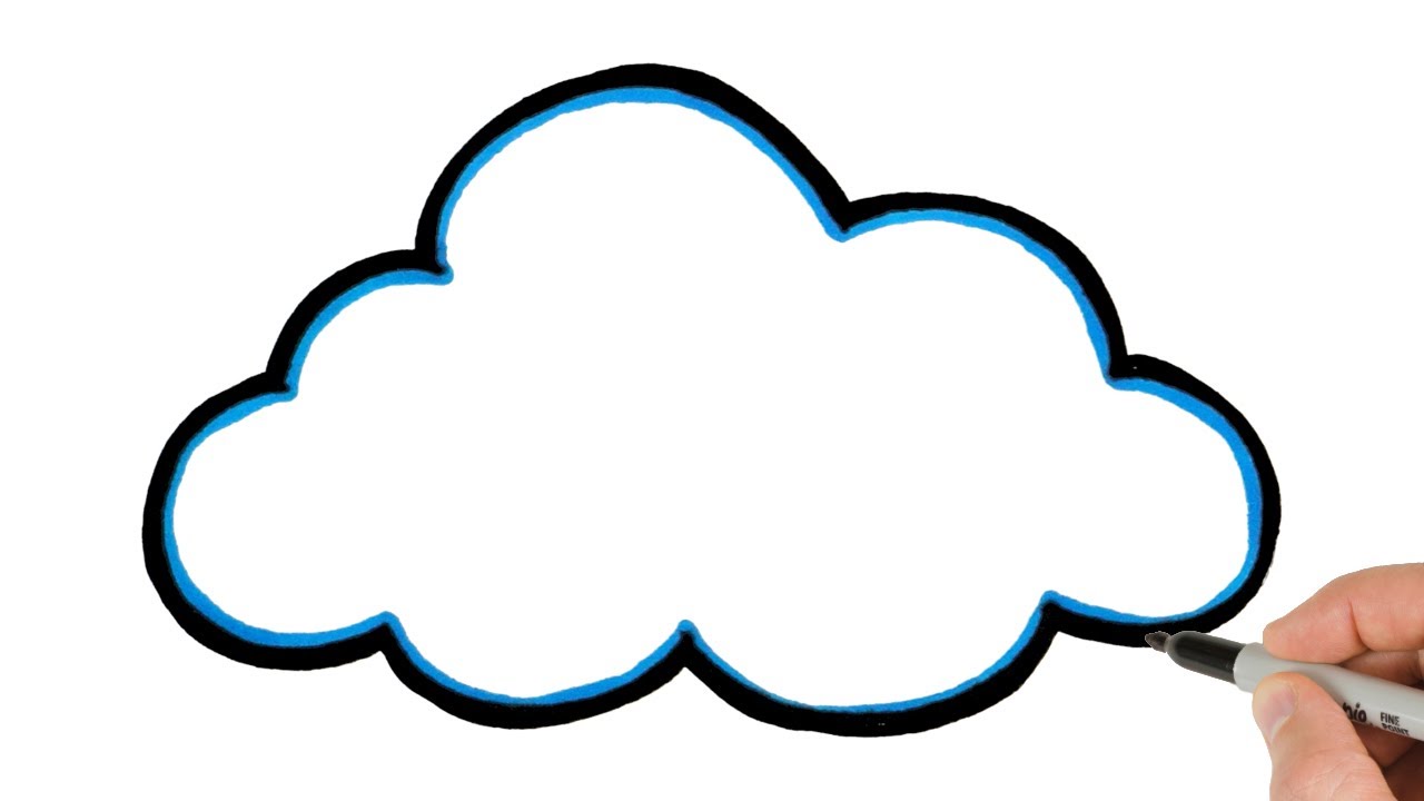 How to Draw a Cloud | Super Easy Step-by-Step Tutorial!