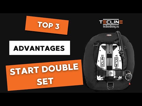 📢 Wing for Twinset diving: 3️ TOP ADVANTAGES of Tecline Start Double Set