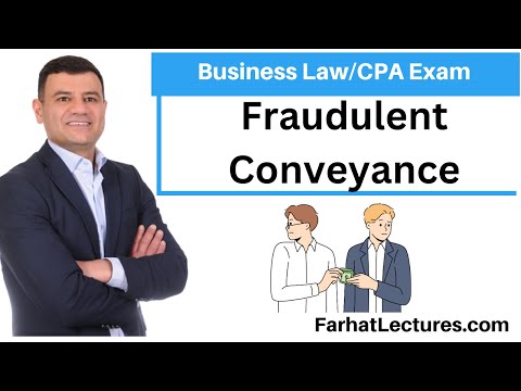 Fraudulent Conveyance CPA Exam REG Business Law