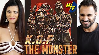 KGF CHAPTER 2 - The Monster Song | Adithi Sagar | Ravi Basrur | Yash | Prashanth Neel | REACTION!!
