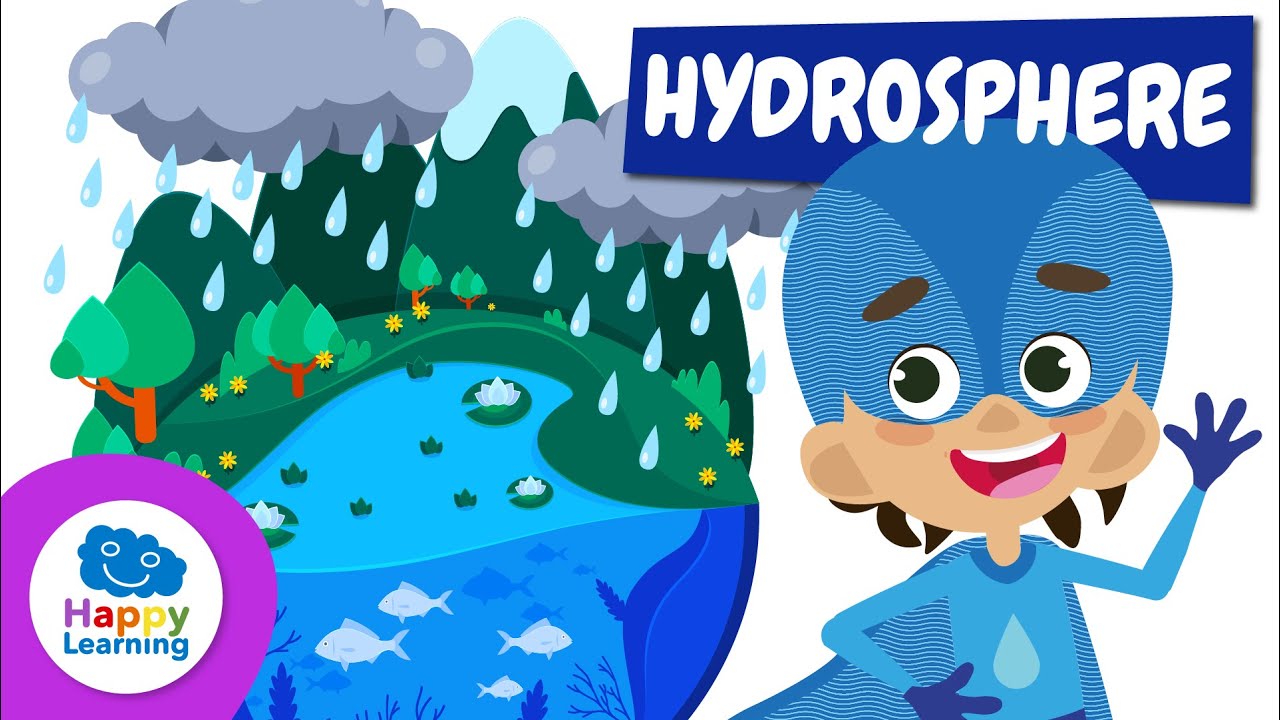 💧🌍 What Is the HYDROSPHERE? | Educational Videos for Children | @HappyLearningENG