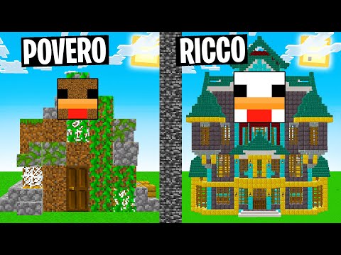 HO TRASFORMATO LA CASA DI BELLAFACCIA DA POVERA IN RICCA  - Minecraft ITA