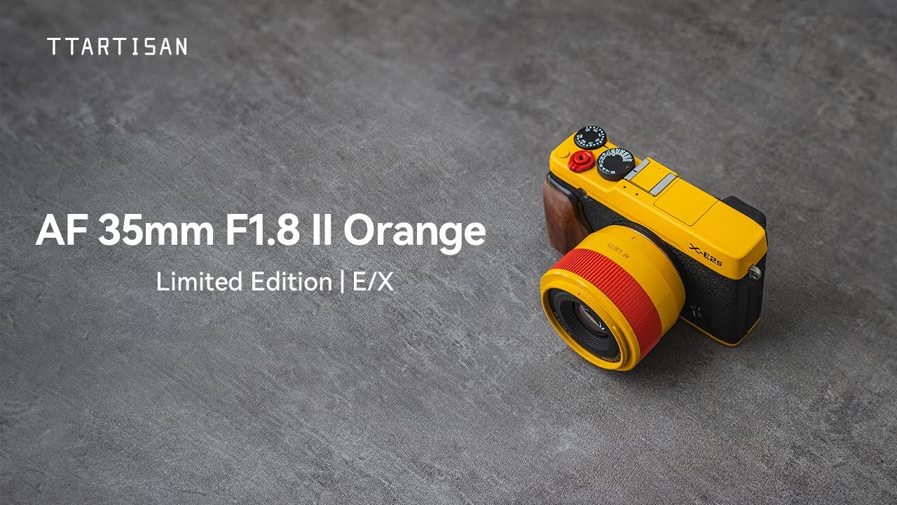 TTARTISAN AF 35mm F1.8 II &ldquo;Orange Pop&rdquo; Limited Edition - YouTube