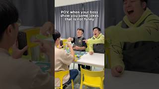 FUNNY jokes told by boss 🫣 #funny #hobibeargaming #hobbyshop #cheras #malaysia #cardshop