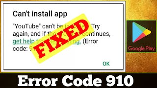 [SOLVED] How to Fix Error Code 910 Problem Issue