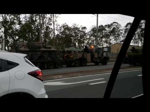 Army Convoy Brisbane, Australia 2016