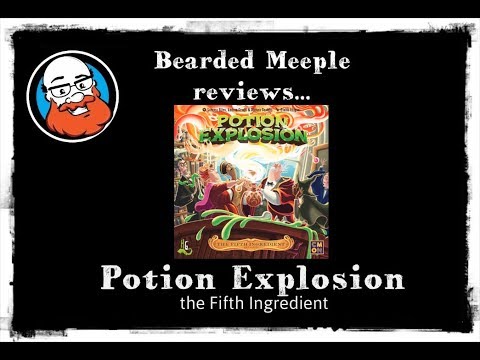 Bearded Meeple reviews: Potion Explosoin: The Fifth Ingredient
