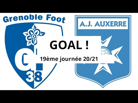 Grenoble - AJ Auxerre [0-(1)] GOAL 24' (Mickael Le Bihan) 19ème journée 2020/21