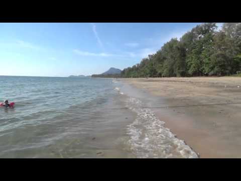 Zdenda taking the sun on the beach in Koh Jum, Thailand